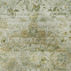 10' X 14' Sage And Wheat Floral Medallion Washable Area Rug With UV Protection