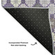 9' X 12' Lavender Ivory And Gray Geometric Washable Area Rug With UV Protection