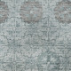10' X 14' Teal And Gray Geometric Washable Area Rug With UV Protection