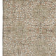 8' X 10' Copper And Beige Damask Washable Area Rug With UV Protection