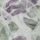 9' X 12' Artichoke Green Lavender And Ivory Abstract Washable Area Rug With UV Protection