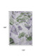 10' X 14' Lavender Green And Ivory Abstract Washable Area Rug With UV Protection