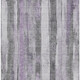 5' X 8' Lavender Gray And Silver Striped Washable Area Rug With UV Protection