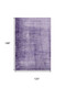 10' X 14' Purple And Lavender Abstract Washable Area Rug With UV Protection