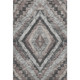 9' X 12' Taupe Charcoal And Gray Diamond Washable Area Rug With UV Protection