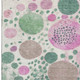 8' X 10' Green Pink And Ivory Geometric Washable Area Rug With UV Protection