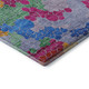 3' X 5' Blush Blue And Yellow Geometric Washable Area Rug With UV Protection