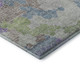 8' X 10' Blue Green And Lavender Geometric Washable Area Rug With UV Protection
