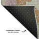 9' X 12' Green Copper And Blue Geometric Washable Area Rug With UV Protection