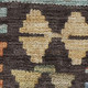 3' X 5' Rust Blue And Beige Tribal Washable Area Rug With UV Protection