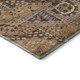 3' X 5' Copper Beige And Gray Diamond Washable Area Rug With UV Protection