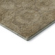 3' X 5' Brown And Beige Abstract Geometric Washable Area Rug With UV Protection