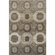 10' X 14' Brown Beige And Taupe Abstract Geometric Washable Area Rug With UV Protection