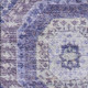 10' X 14' Purple And Silver Abstract Geometric Washable Area Rug With UV Protection