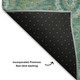 10' X 14' Teal Copper And Ivory Oriental Washable Area Rug With UV Protection