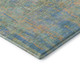 10' X 14' Teal Purple And Gold Abstract Washable Area Rug With UV Protection