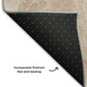 9' X 12' Salmon And Ivory Abstract Washable Area Rug With UV Protection