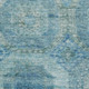 10' X 14' Blue And Sky Blue Abstract Geometric Washable Area Rug With UV Protection