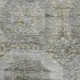 5' X 8' Pewter Gray And Beige Abstract Geometric Washable Area Rug With UV Protection