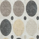 3' X 5' Ivory Charcoal And Beige Geometric Washable Area Rug With UV Protection
