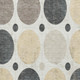 9' X 12' Ivory Charcoal And Beige Geometric Washable Area Rug With UV Protection