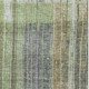5' X 8' Artichoke Green Purple And Charcoal Striped Washable Area Rug With UV Protection