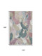 10' X 14' Mauve Beige And Blush Abstract Washable Area Rug With UV Protection