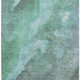 3' X 5' Teal And Charcoal Abstract Washable Area Rug With UV Protection