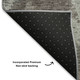 8' Brown And Gray Abstract Washable Round Rug With UV Protection