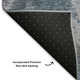 10' X 14' Denim Blue And Gray Abstract Washable Area Rug With UV Protection