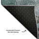 5' X 8' Teal And Taupe Abstract Washable Area Rug With UV Protection