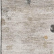 5' X 8' Ivory Gold And Gray Abstract Washable Area Rug With UV Protection