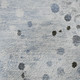 9' X 12' Sky Blue Charcoal And Ivory Abstract Washable Area Rug With UV Protection