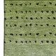 5' X 8' Fern Green Charcoal And Silver Abstract Washable Area Rug With UV Protection
