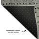8' X 10' Rust Charcoal And Gray Abstract Washable Area Rug With UV Protection