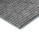 8' Taupe Charcoal And Gray Abstract Washable Round Rug With UV Protection