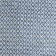 Set of Two 18" Navy Blue And White Geometric Cotton Throw Pillow Covers