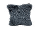18" Blue Polyester Blend Throw Pillow Cover