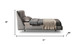Gray Linen Upholstered Upholstered Queen Bed Frame