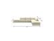 160" Khaki Linen Blend Modular Armless Sofa With Ottomans Toss Pillows And Storage
