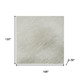 10' X 14' Wheat And Ivory Striped Washable Area Rug With UV Protection
