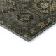 5' X 8' Coffee And Charcoal Medallion Washable Area Rug With UV Protection