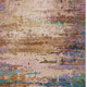 9' X 12' Sage And Teal Abstract Washable Area Rug With UV Protection