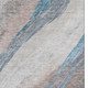 9' X 12' Brown And Blue Abstract Washable Area Rug With UV Protection