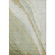 5' X 8' Sage And Copper Abstract Washable Area Rug With UV Protection