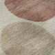 10' X 14' Salmon And Ivory Geometric Washable Area Rug With UV Protection