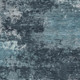 10' X 14' Teal And Aqua Abstract Washable Area Rug With UV Protection