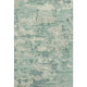 5' X 8' Teal And Linen Abstract Washable Area Rug With UV Protection