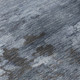 10' X 14' Blue And Charcoal Abstract Washable Area Rug With UV Protection