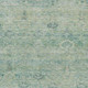 3' X 5' Teal And Pale Aqua Abstract Washable Area Rug With UV Protection